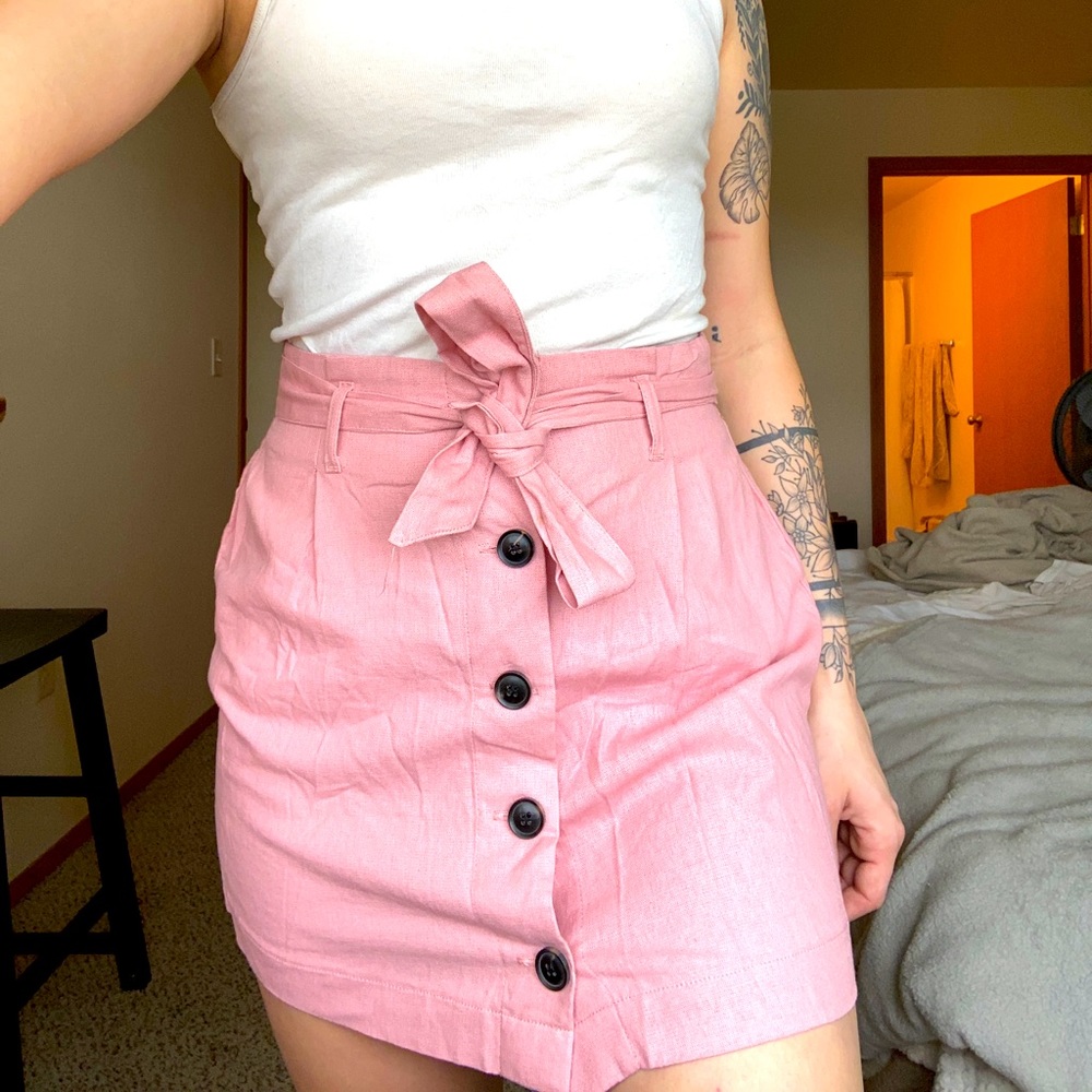 Pink Mini Skirt